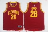 Cleveland Cavaliers #26 Kyle Korver Red adidas Revolution 30 Swingman Stitched NBA Jersey