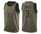 New Orleans Pelicans #3 Josh Hart Swingman Green Salute to Service Basketball Jersey