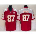 Kansas City Chiefs #87 Travis Kelce Red 2023 FUSE 1987 Legacy Vapor Stitched Jersey