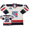 New York Rangers #30 Henrik Lundqvist Premier White 2012 Winter Classic NHL Jersey