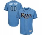 Tampa Bay Rays Customized Authentic Light Blue Alternate 2 Cool Base Baseball Jersey