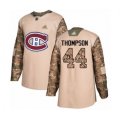 Montreal Canadiens #44 Nate Thompson Authentic Camo Veterans Day Practice Hockey Jersey