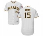 Pittsburgh Pirates Pablo Reyes White Home Flex Base Authentic Collection Baseball Player Jersey