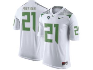 Men\'s Oregon Ducks Royce Freeman #21 College Football Limited Jersey -White