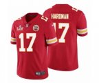 Kansas City Chiefs #17 Mecole Hardman Red 2021 Super Bowl LV Jersey