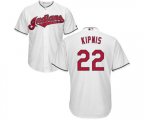 Cleveland Indians #22 Jason Kipnis Replica White Home Cool Base Baseball Jersey