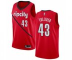 Portland Trail Blazers #43 Anthony Tolliver Red Swingman Jersey - Earned Edition