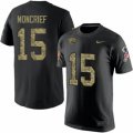 Jacksonville Jaguars #15 Donte Moncrief Black Camo Salute to Service T-Shirt