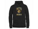 Brooklyn Nets Gold Collection Pullover Hoodie Black
