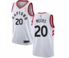Toronto Raptors #20 Jodie Meeks Swingman White 2019 Basketball Finals Champions Jersey - Association Edition