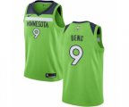 Minnesota Timberwolves #9 Luol Deng Authentic Green NBA Jersey Statement Edition