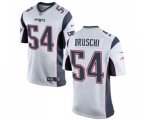 New England Patriots #54 Tedy Bruschi Game White Football Jersey