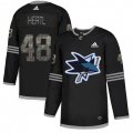 San Jose Sharks #48 Tomas Hertl Black Authentic Classic Stitched NHL Jersey