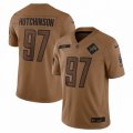 Detroit Lions #97 Aidan Hutchinson Nike Brown 2023 Salute To Service Limited Jersey
