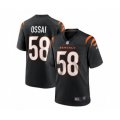 Cincinnati Bengals #58 Joseph Ossai Black Football Stitched Game Jersey