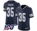 Dallas Cowboys #35 Kavon Frazier Navy Blue Team Color Vapor Untouchable Limited Player 100th Season Football Jersey