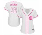 Women's Detroit Tigers #32 Michael Fulmer Authentic White Fashion Cool Base Baseball Jersey