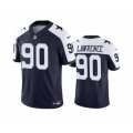 Dallas Cowboys #90 Demarcus Lawrence Navy 2023 F.U.S.E. Vapor Limited Stitched Football Jersey