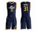 Utah Jazz #31 Georges Niang Swingman Navy Blue Basketball Suit Jersey - Icon Edition