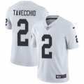 Oakland Raiders #2 Giorgio Tavecchio White Vapor Untouchable Limited Player NFL Jersey