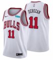 Chicago Bulls #11 DeMar DeRozan Swingman White Stitched Basketball Jersey