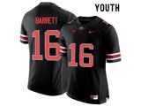 2016 Youth Ohio State Buckeyes J.T. Barrett #16 College Football Limited Jersey - Blackout