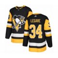 Pittsburgh Penguins #34 Nathan Legare Authentic Black Home Hockey Jersey