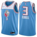 Sacramento Kings #3 Yogi Ferrell Swingman Blue NBA Jersey - City Edition