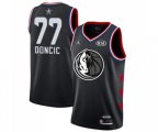 Dallas Mavericks #77 Luka Doncic Swingman Black 2019 All-Star Game Basketball Jersey