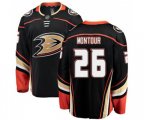 Anaheim Ducks #26 Brandon Montour Fanatics Branded Black Home Breakaway Hockey Jersey