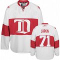 Detroit Red Wings #71 Dylan Larkin Premier White Third NHL Jersey
