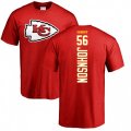 Kansas City Chiefs #56 Derrick Johnson Red Backer T-Shirt