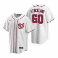 Nike Washington Nationals #60 Hunter Strickland White Home Stitched Baseball Jersey