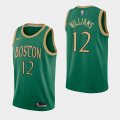 Boston Celtics #12 Grant Williams Kelly Green 2019-20 City Jersey