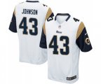 Los Angeles Rams #43 John Johnson Game White Football Jersey