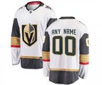 Vegas Golden Knights Customized Authentic White Away Fanatics Branded Breakaway Hockey Jersey
