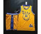 nba golden state warriors #11 thompson yellow[Suits]