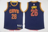 Cleveland Cavaliers #26 Kyle Korver Navy Blue adidas Revolution 30 Swingman Stitched NBA Jersey
