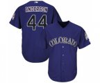 Colorado Rockies #44 Tyler Anderson Replica Purple Alternate 1 Cool Base Baseball Jersey
