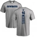 Dallas Cowboys #46 Alfred Morris Ash Backer T-Shirt