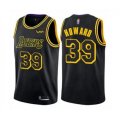 Los Angeles Lakers #39 Dwight Howard Swingman Black Basketball Jersey - City Edition