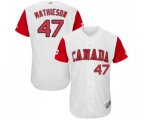 Canada Baseball #47 Scott Mathieson White 2017 World Baseball Classic Authentic Team Jersey
