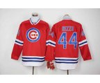 mlb jerseys chicago cubs #44 anthony rizzo red long sleeve