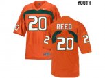 Youth Miami Hurricanes Ed Reed #20 College Football Jersey - Orange