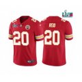 Kansas City Chiefs #20 Justin Reid Red Super Bowl LVII Patch Vapor Untouchable Limited Stitched Jersey