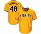 Pittsburgh Pirates Richard Rodriguez Replica Gold Alternate Cool Base Baseball Player Jersey