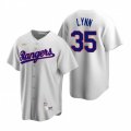 Nike Texas Rangers #35 Lance Lynn White Cooperstown Collection Home Stitched Baseball Jersey