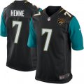 Jacksonville Jaguars #7 Chad Henne Game Black Alternate NFL Jersey