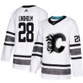 Calgary Flames #28 Elias Lindholm White 2019 All-Star Game Parley Authentic Stitched NHL Jersey
