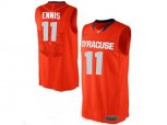Men's Syracuse Orange Tyler Ennis #11 College Authentic Basketball Jersey - Orange